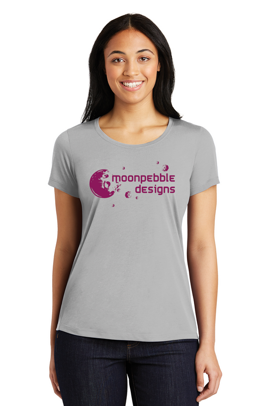 PREORDER - Moonpebble Logo Performance Tee (Women's Cut)